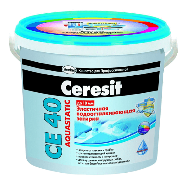 Затирка Ceresit СЕ 40 Aquastatic крокус 2 кг